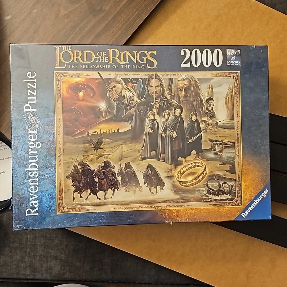 Ravensburger Lord of the Rings Puzzle - Blue, Gold, Black